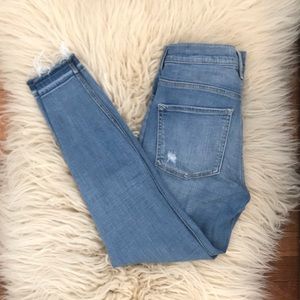 Cropped skinny jeans